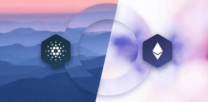 Cardano ed Ethereum utilizzano blockchain diverse.