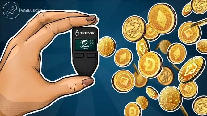 Posso conservare criptovalute su Trezor?
