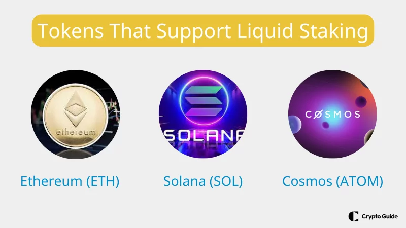 Gettoni che supportano il liquid staking