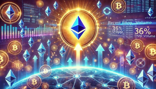 In una settimana, il volume delle DApp su Ethereum è aumentato del 36%. Tuttavia, il prezzo di ETH non segue ancora questa tendenza.